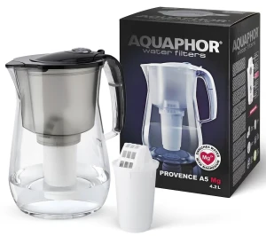 Dzbanek filtrujący Provence Mg Aquaphor czarny woda z magnezem