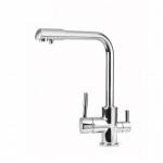 AMANDA Chrom Blue Water - Bateria kuchenna trójdrożna 