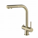 APALA Mosiądz Antyczny Blue Water - Bateria z wyciąganą wylewką trójdrożna