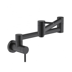 Bateria Blue Water IMAX Czarny Mat, POT Filler do napełniania garnków 