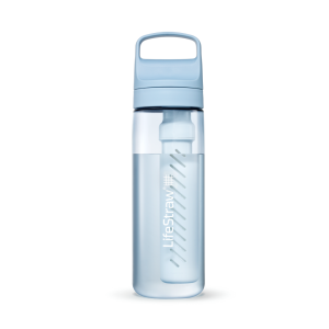 LifeStraw Go 2.0 Icelandic Blue 650 ml — Błękitna butelka z filtrem membranowo-węglowym