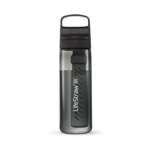 LifeStraw Go 2.0 Nordic Noir 650ml — Turystyczna butelka z filtrem czarna