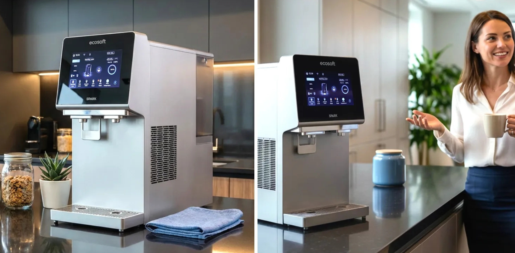 Prezentacja dystrybutora Ecosoft Spark w przestrzeni kuchennej