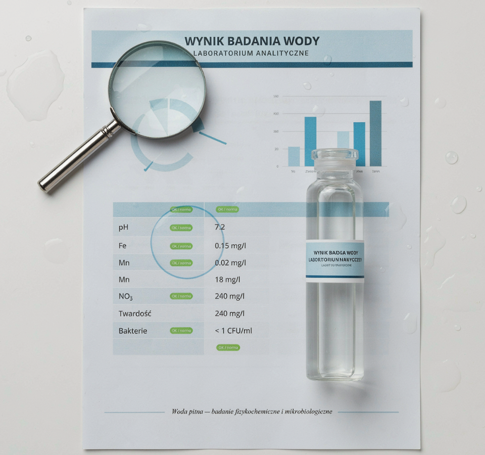 Jak czytać wyniki badania wody? Parametry i normy